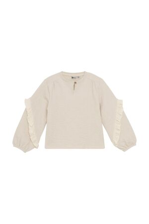 Daily7 T-shirt Ruffle 2020 Sandshell