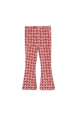 Daily7 Flared Broek Heart 5013 Pale Mauve