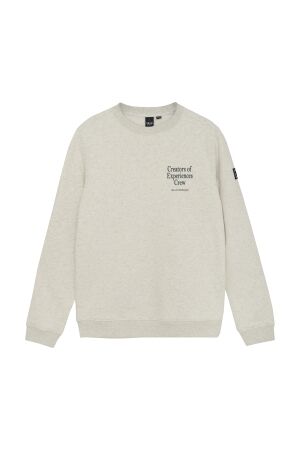 Rellix Sweater Rellix Backprint 1225 Fresh Grey Melange