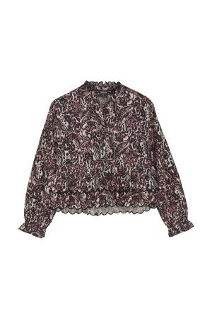 Indian Blue Jeans Shirt All Over print 1999 Black