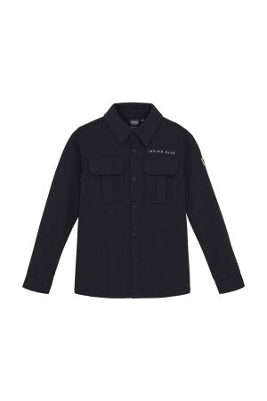 Indian Blue Jeans Overshirt Jacket Twill Stretch 7163 Night