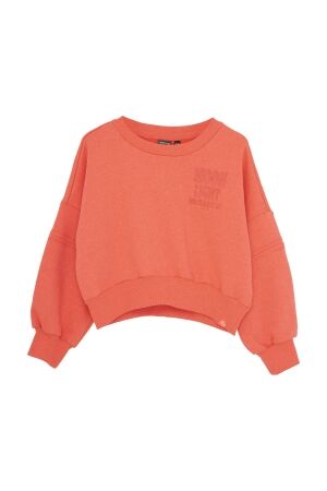Indian Blue Jeans Sweater Bright 4151 Fiery Coral