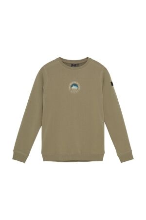 Indian Blue Jeans Sweater Chest IB 1909 Timber Wolf