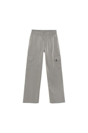 Indian Blue Jeans Wide Shiny Cargo Broek 1120 Silver