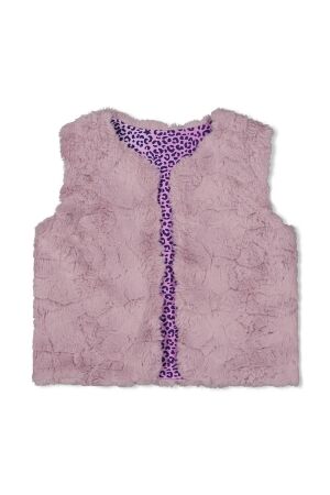 Jubel Omkeerbaar teddy gilet - Wild Soul 254 l.Lila