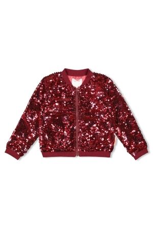 Jubel Pailetten bomberjack - Queen Of Hearts 130 Bordeaux