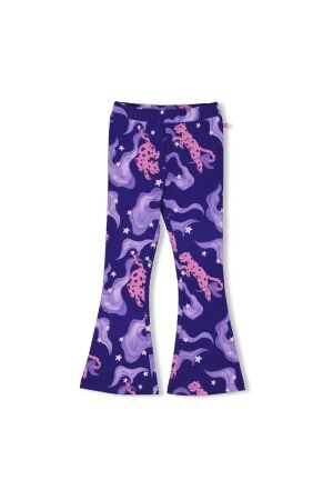 Jubel Flared broek AOP - Wild Soul 070 Indigo