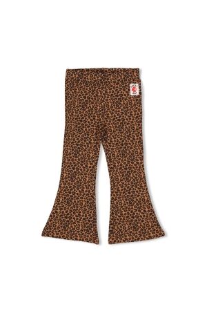 Jubel Flared broek AOP - Queen Of Hearts 400 Bruin