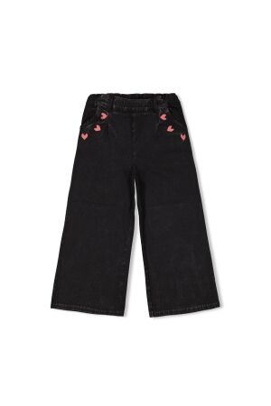 Jubel Culotte denim look - Queen Of Hearts 750 Antraciet