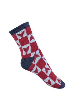 Sturdy Sokken - Waves and Whales 130 Bordeaux