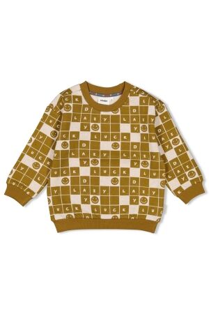 Sturdy Sweater AOP - Couch Club 315 Olijf
