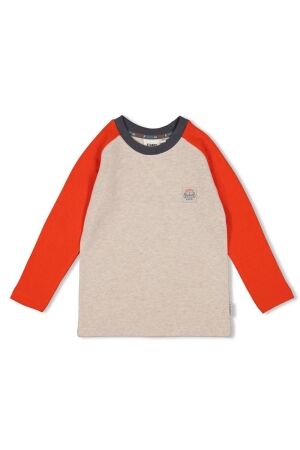 Sturdy Longsleeve colorblock - Couch Club 610 Offwhite melange