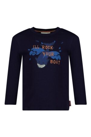 Sturdy Longsleeve - Waves and Whales 010 Marine