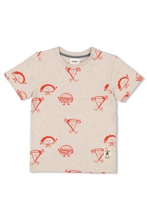 Sturdy T-shirt AOP - Couch Club 610 Offwhite melange