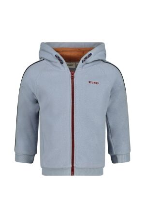 Sturdy Vest fleece met capuchon - Waves and Whales 015 Blauw