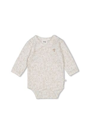 Feetje Wikkelromper AOP - Dear Autumn 600 Offwhite
