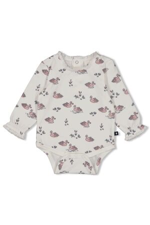 Feetje Romper AOP - Swanlake 600 Offwhite