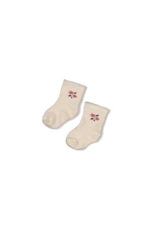 Feetje Sokken - Woodland Bloom 610 Offwhite melange