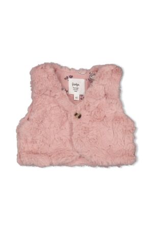 Feetje Fake fur gilet - Swanlake 150 Roze