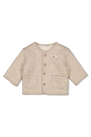 Feetje Omkeerbaar jasje - Sleepy Sheepy 730 Taupe melange