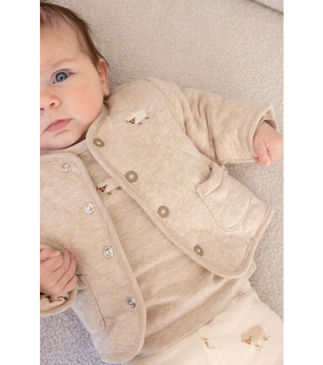 Feetje jassen 730 Taupe melange 51300526