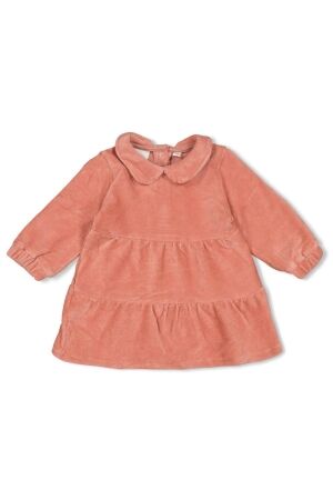 Feetje Jurk velours rib - Woodland Bloom 285 Mauve
