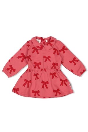 Feetje Jurk AOP - Queen of Hearts 150 Roze