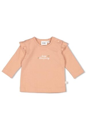 Feetje Longsleeve - Fields of Green 150 Roze