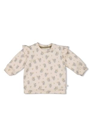 Feetje Sweater AOP - Fields of Green 600 Offwhite
