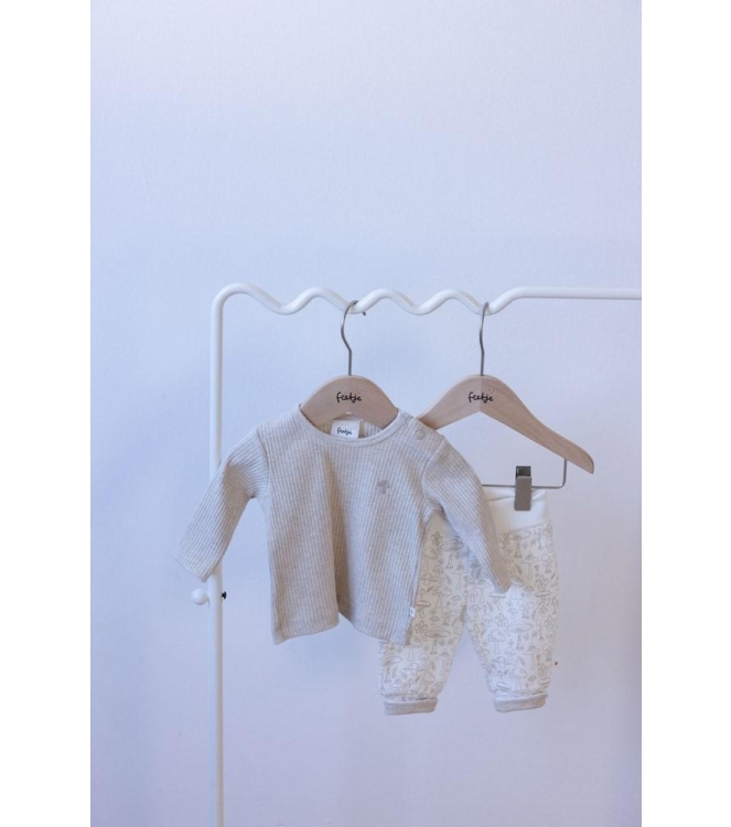 Feetje shirts 730 Taupe melange 51602564