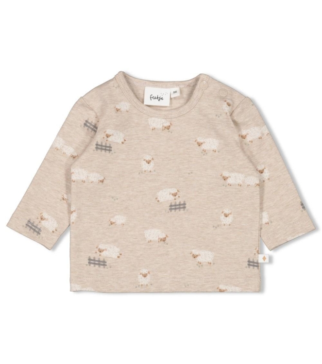 Feetje shirts 730 Taupe melange 51602565