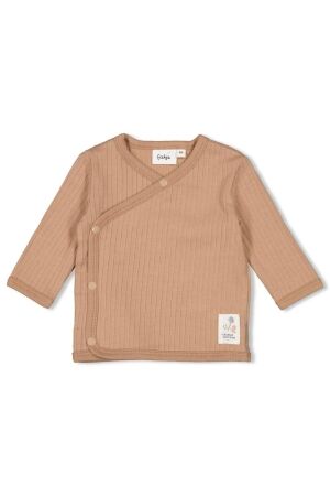 Feetje Overslagshirt rib - Howdy 440 Hazelnoot