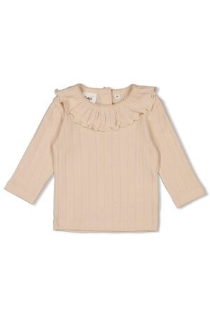 Feetje Longsleeve pointelle rib - Woodland Bloom 600 Offwhite