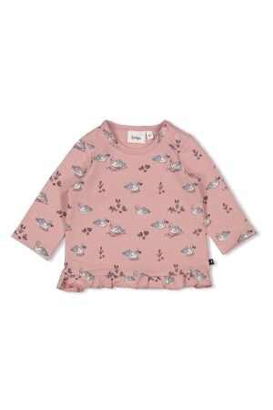 Feetje Longsleeve AOP - Swanlake 150 Roze