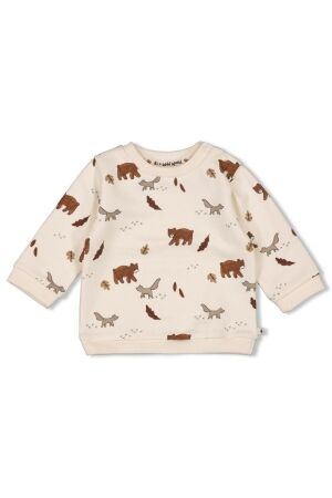 Feetje Sweater AOP - Wild World 600 Offwhite