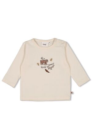 Feetje Longsleeve - Wild World 600 Offwhite