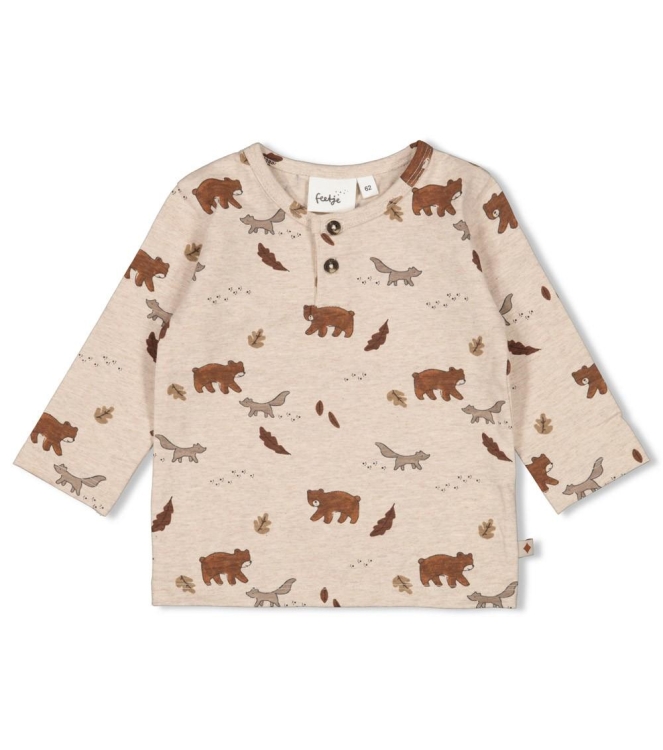 Feetje shirts 730 Taupe melange 51602628