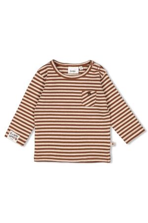 Feetje Longsleeve streep - Wild World 400 Bruin