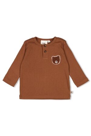 Feetje Longsleeve rib - Wild World 400 Bruin