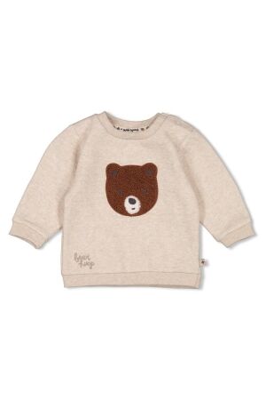 Feetje Sweater - Wild World 730 Taupe melange