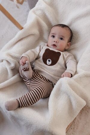 Feetje truien & vesten 730 Taupe melange 51602633