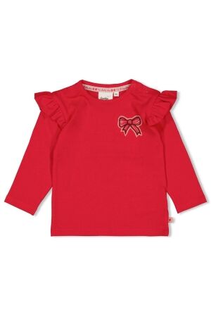 Feetje Longsleeve - Queen of Hearts 100 Rood