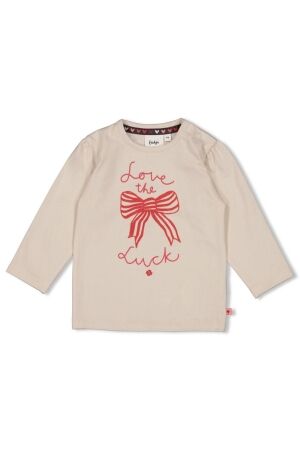Feetje Longsleeve - Queen of Hearts 600 Offwhite