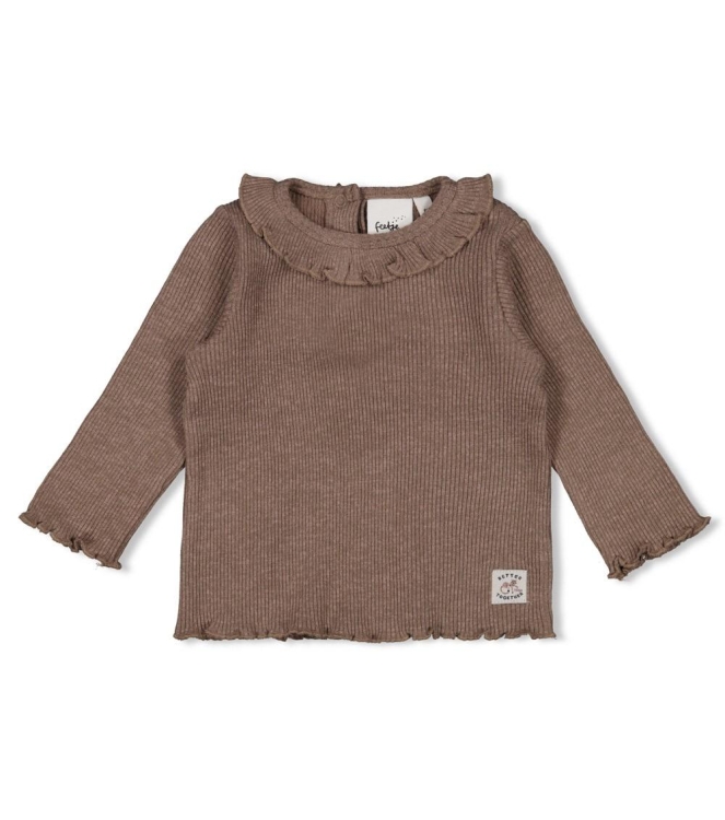 Feetje shirts 415 Bruin melange 51602662