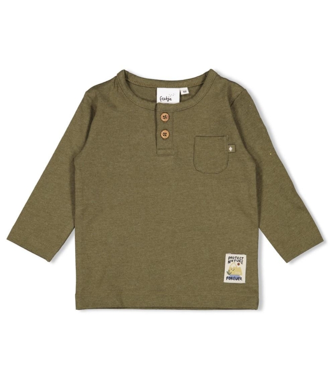 Feetje shirts 345 Army melange 51602669