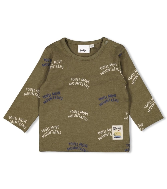 Feetje shirts 345 Army melange 51602671