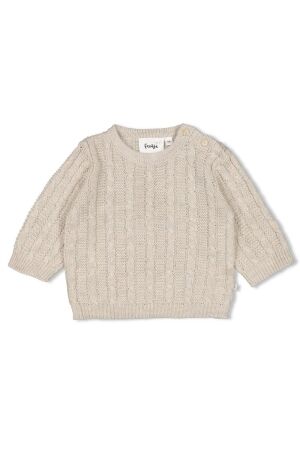 Feetje Sweater gebreid - The Knits 730 Taupe melange