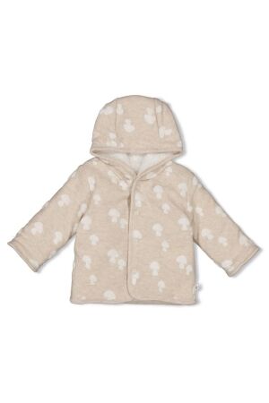 Feetje Omkeerbaar jasje met capuchon AO - Dear Autumn 730 Taupe melange