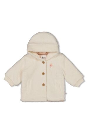 Feetje Teddy jasje met capuchon - Morning Sun 600 Offwhite