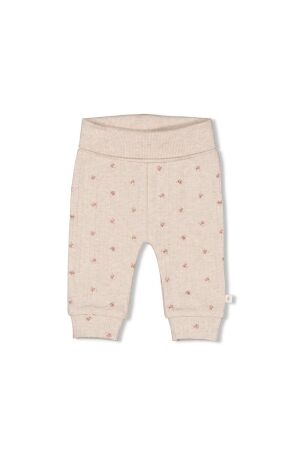 Feetje Broek rib AOP - Morning Sun 730 Taupe melange